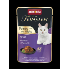 Animonda Vom Feinsten Feines Filets (vad, pulykamellfilé) alutasakos macskák részére (85g) macskaeledel
