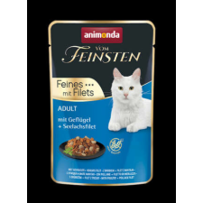 Animonda Vom Feinsten Fines Filets - (szárnyas, tengeri lazacfilé) felnőtt macskák részére (85g) macskaeledel