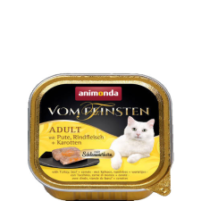 Animonda Vom Feinsten Gourmet (pulyka,marha,sárgarépa) alutálkás -Felnőtt macskák részére (100g) macskaeledel