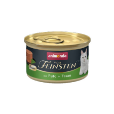 Animonda Vom Feinsten - nedvestáp (pulykával és fácánnal) macskák részére (85g) macskaeledel