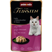 Animonda Vom Feinsten Pouch csirkefilés és lazacos alutasakos macskaeledel szószban (9 x 50 g) 450 g macskaeledel