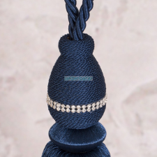 Anita Anita egy bojtos függönyelkötő Sötétkék lakástextília