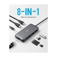 Anker PowerExpend 8-in-1 USB-C Hub (A83800A) (A83800A) - USB Elosztó hub és switch