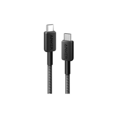 Anker Töltőkábel, 322, USB-C - USB-C, 1,8 méteres, fekete - A81F6G11 kábel és adapter