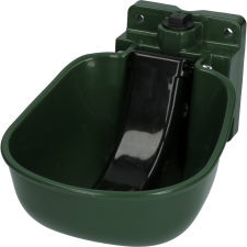 ANLI vizes tál műanyag kanállal zöld istálló állattartás etetés itatástechnológia itatótálak haszonállat felszerelés