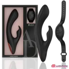 ANNE'S DESIRE ANNES DESIRE - NYÚLVIBRÁTOR TÁVIRÁNYÍTÓVAL WATCHME TECHNOLÓGIÁVAL FEKETE vibrátorok