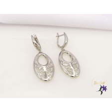  Anni antiallergén white csüngős fülbevaló -rodium fülbevaló