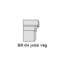 Anro BR-04 díszlécre - Jobb oldali véglezárás tapéta, díszléc és más dekoráció