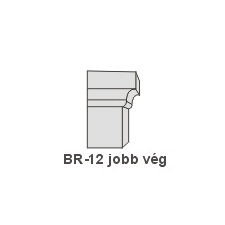 Anro BR-12 díszlécre - Jobb oldali véglezárás tapéta, díszléc és más dekoráció