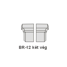 Anro BR-12 díszlécre - Két oldali véglezárás (beforgatás) tapéta, díszléc és más dekoráció