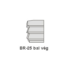 Anro BR-25 díszlécre - Bal oldali véglezárás tapéta, díszléc és más dekoráció