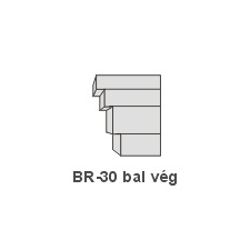 Anro BR-30 díszlécre - Bal oldali véglezárás tapéta, díszléc és más dekoráció