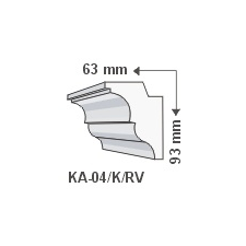 Anro KA-04/K Rejtett világítás - oldalfal tapéta, díszléc és más dekoráció