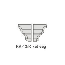 Anro KA-13/K díszlécre - Két oldali véglezárás (beforgatás) tapéta, díszléc és más dekoráció