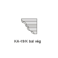 Anro KA-19/K díszlécre - Bal oldali véglezárás tapéta, díszléc és más dekoráció
