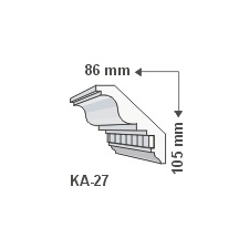 Anro KA-27 - Beltéri holker díszléc tapéta, díszléc és más dekoráció
