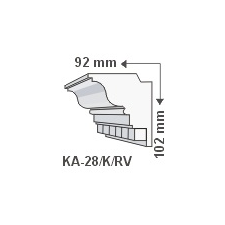 Anro KA-28/K Rejtett világítás - oldalfal tapéta, díszléc és más dekoráció