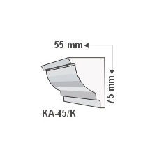 Anro KA-45 Karnistakaró díszléc tapéta, díszléc és más dekoráció