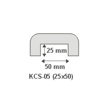 Anro Kábelcsatorna takaró díszléc KCS-05 (25x50 mm) dekoráció