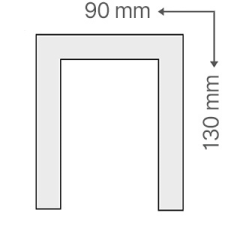 Anro KCS-113/E Fűtéscső takaró díszléc tapéta, díszléc és más dekoráció