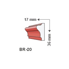 Anro Kültéri díszléc BR-20 - felületkezelt tapéta, díszléc és más dekoráció