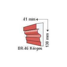 Anro Kültéri díszléc BR-46 - felületkezelt tapéta, díszléc és más dekoráció