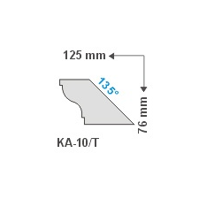 Anro Tetőtéri díszléc KA-10/T dekoráció