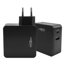 Ansmann 254PD USB-C / USB-A Hálózati töltő - Fekete (60W) mobiltelefon kellék
