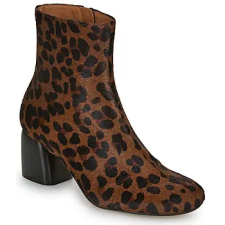 Anthology Paris Bokacsizmák LAENA LEOPARD Barna 37 női csizma, bakancs