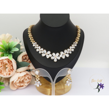  Antiallergén Elizabett szett ,nyakék fülbevaló-18K ékszer szett