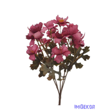 Antik színű kis csokor 28cm 3353 - Mályva dekorációs kellék