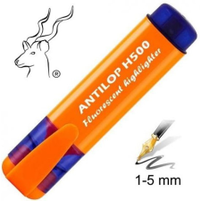 ANTILOP H500 nagy tartályos vágott hegyű szövegkiemelő, neon narancssárga filctoll, marker