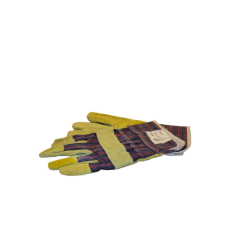 Antiqua Védőkesztyü, hasított bőr , csíkos