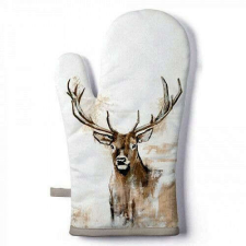 Antlers edényfogó kesztyű 18x30cm, 100% pamut lakástextília