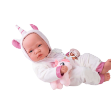 Antonio Juan Újszülött Egyszarvú pizsamababa, 42 cm, Antonio Juan baba