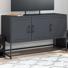 antracitszürke acél TV-szekrény 100,5x39x60,5 cm bútor