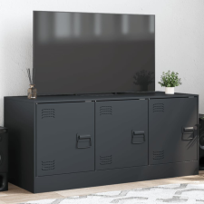 antracitszürke acél TV-szekrény 99 x 39 x 44 cm bútor