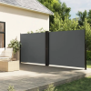  antracitszürke behúzható oldalsó napellenző 180 x 600 cm