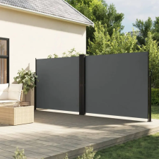  antracitszürke behúzható oldalsó napellenző 180 x 600 cm kerti bútor