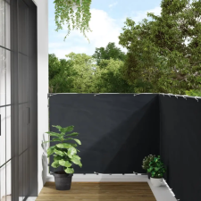  antracitszürke PVC kerti belátás elleni paraván 400x120 cm kerti bútor