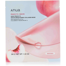 Anua Peach 70 Niacin Brightening Collagen Mask 4× 38 g arcpakolás, arcmaszk