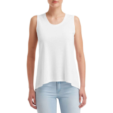 ANVIL ANL37PV ívelt aljjú laza szabású ujjatlan Női póló-trikó Anvil, White-XL női trikó