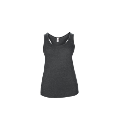 ANVIL ANL6751 ívelt aljjú sporthátú ujjatlan női póló-trikó Anvil, Heather Dark Grey-XL