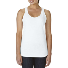 ANVIL ANL6751 ívelt aljjú sporthátú ujjatlan női póló-trikó Anvil, White-M női trikó