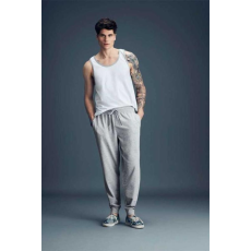 ANVIL Melegítő nadrág Anvil unisex karcsúsított unisex, heather graphite, M