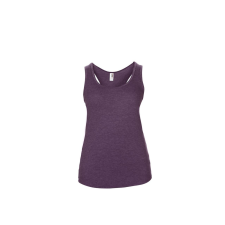 ANVIL Női sporthátú trikó, Anvil ANL6751, ívelt aljjal, Heather Aubergine-XL női trikó