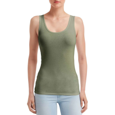 ANVIL Női ujjatlan póló, sztreccs trikó, Anvil ANL2420, City Green-XS női trikó