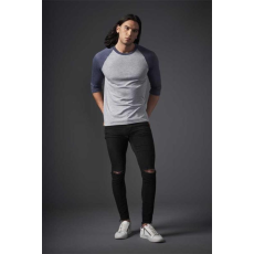 ANVIL Póló Anvil férfi, heather blue/heather grey, 2XL