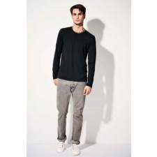 ANVIL Póló Anvil hosszú ujjú unisex, black, L munkaruha