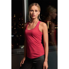 ANVIL Póló Anvil női női (50%poliészter 25%pamut 25%viszkóz) heather navy, XS